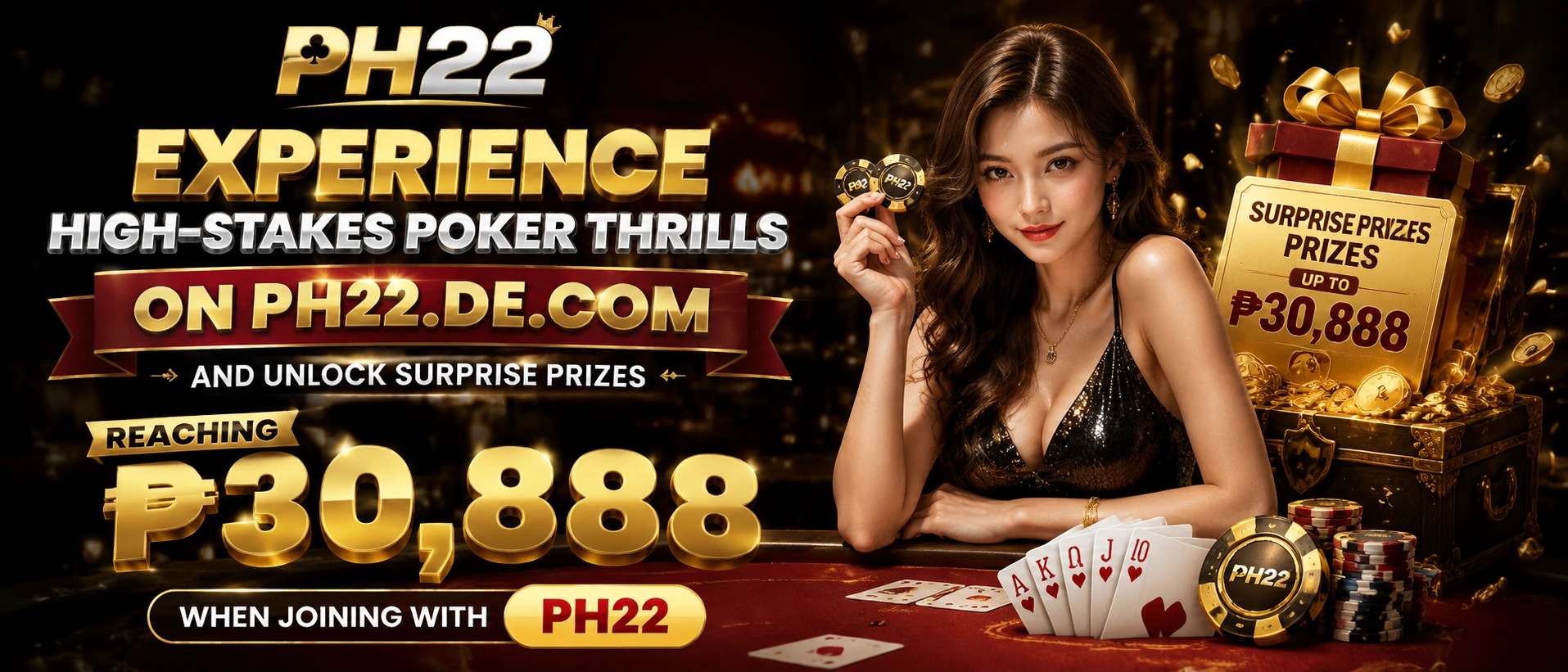 PH22 Poker mobile table visual